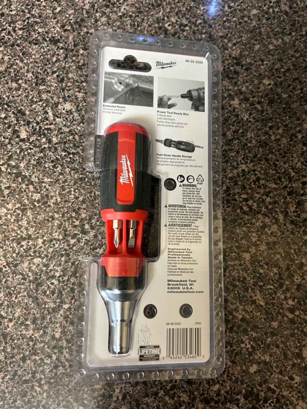 Milwaukee Ratcheting Multi-Bit Driver - Picture 2 of 2